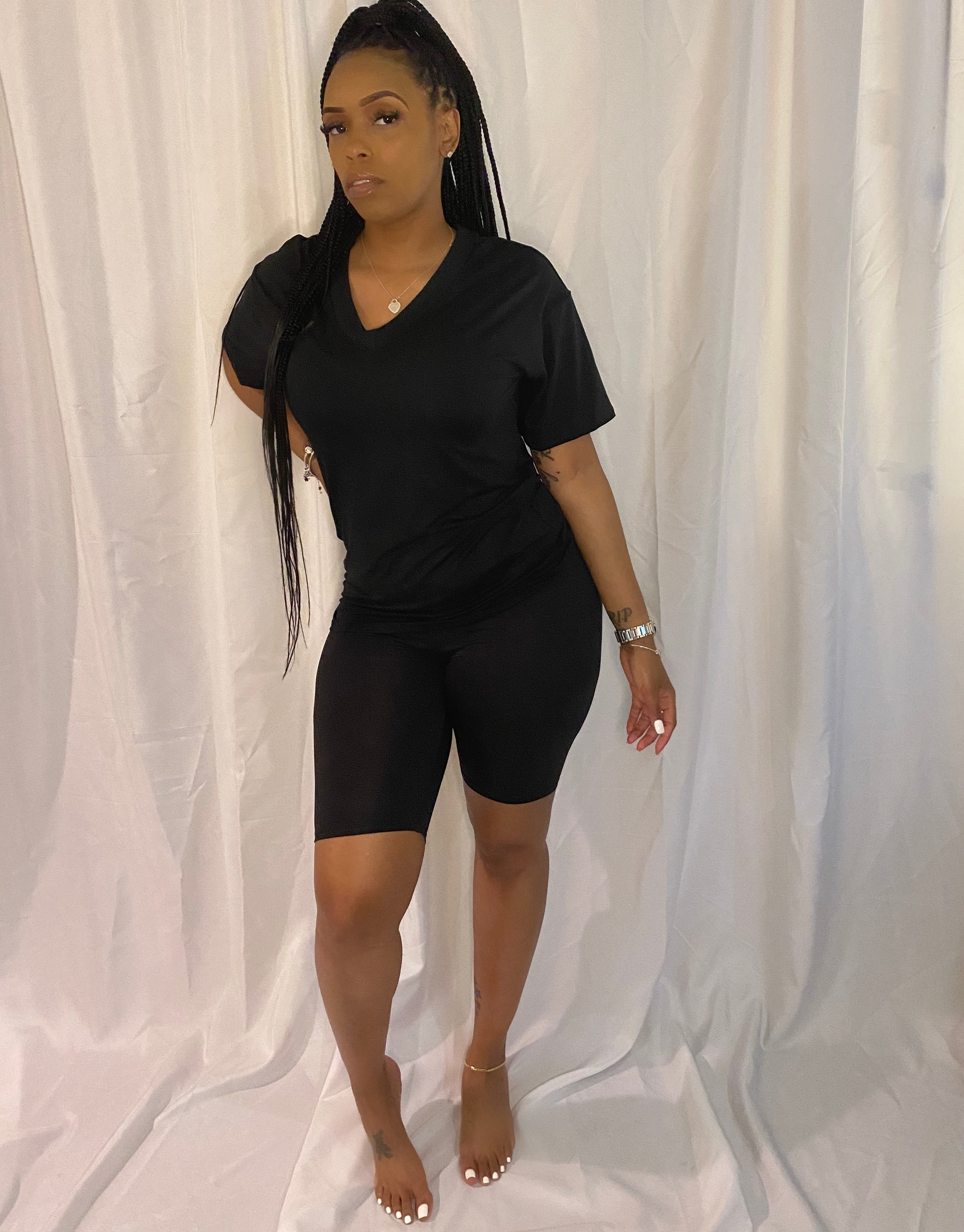 Black Biker Set