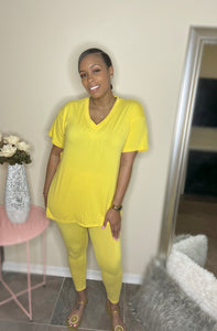 Yellow Side Slit Set